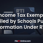 Are Income Tax Exemptions Availed  Public Information Under RTI?