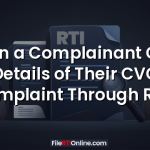 Can a Complainant Get Details of Their CVC Complaint Through RTI?