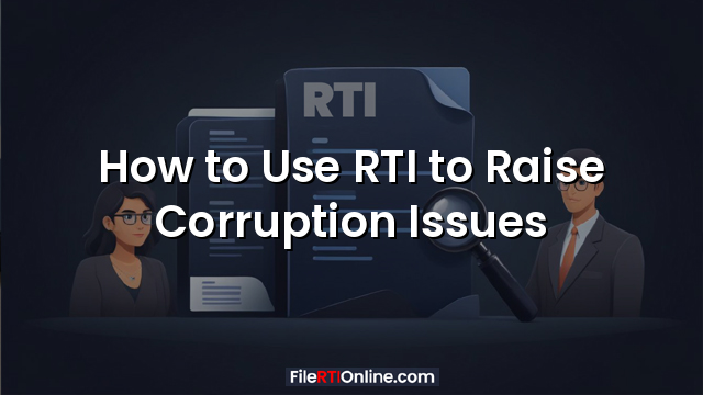 How to Use RTI to Raise Corruption Issues