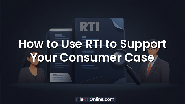 How to Use RTI to Support Your Consumer Case