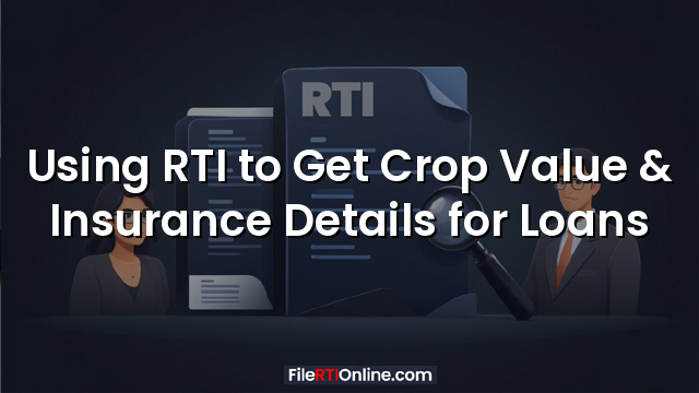 Using RTI to Get Crop Value & Insurance Details for Loans