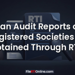 Can Audit Reports of Registered Societies Be Obtained Through RTI?