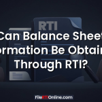 Can Balance Sheet Information Be Obtained Through RTI?