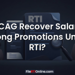 Can CAG Recover Salary for Wrong Promotions Under RTI?