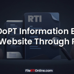 Can DoPT Information Be Put on Website Through RTI?