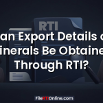 Can Export Details of Minerals Be Obtained Through RTI?