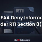 Can FAA Deny Information Under RTI Section 8(1)?