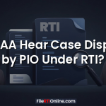 Can FAA Hear Case Disposed  Under RTI?