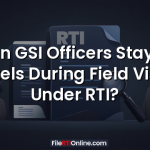 Can GSI Officers Stay in Hotels During Field Visits Under RTI?