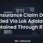 Can Insurance Claim Details Settled Via Lok Adalat Be Obtained Through RTI?