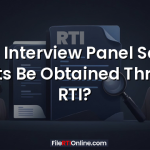 Can Interview Panel Score Sheets Be Obtained Through RTI?
