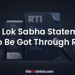 Can Lok Sabha Statement Info Be Got Through RTI?