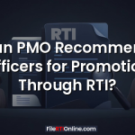 Can PMO Recommend Officers for Promotion Through RTI?