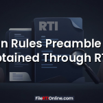 Can Rules Preamble Be Obtained Through RTI?