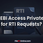 Can SEBI Access Private Data for RTI Requests?