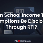 Can School Income Tax Exemptions Be Disclosed Through RTI?