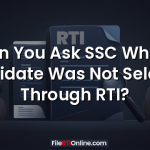 Can You Ask SSC Why a Candidate Was Not Selected Through RTI?