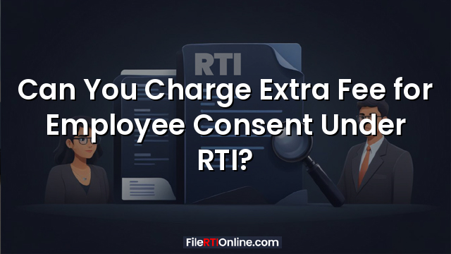 Can You Charge Extra Fee for Employee Consent Under RTI?