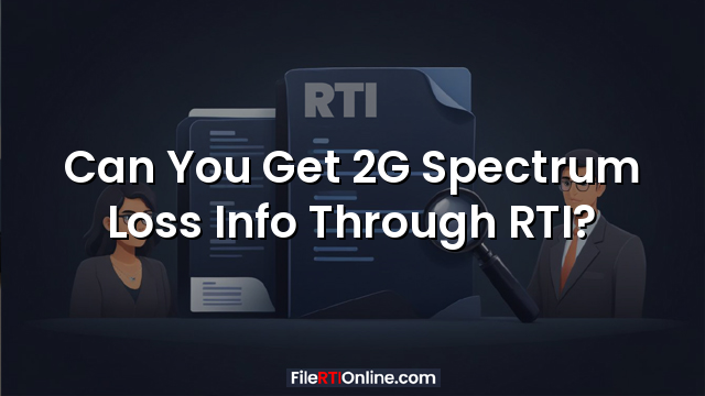 Can You Get 2G Spectrum Loss Info Through RTI?