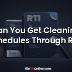 Can You Get Cleaning Schedules Through RTI?