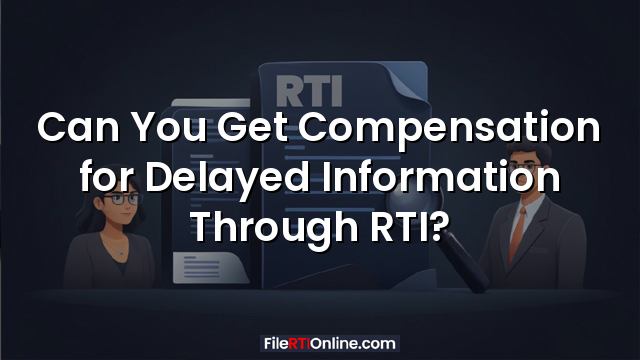 Can You Get Compensation for Delayed Information Through RTI?