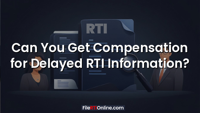 Can You Get Compensation for Delayed RTI Information?