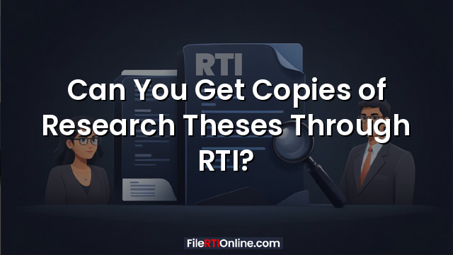Can You Get Copies of Research Theses Through RTI?