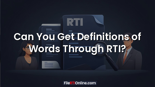 Can You Get Definitions of Words Through RTI?