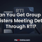 Can You Get Group of Ministers Meeting Details Through RTI?