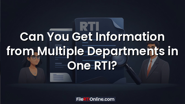 Can You Get Information from Multiple Departments in One RTI?