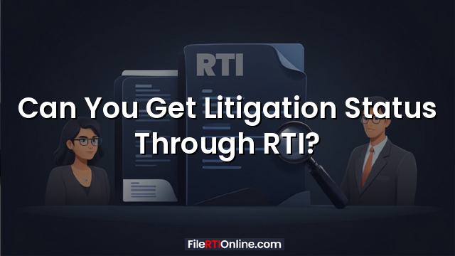 Can You Get Litigation Status Through RTI?