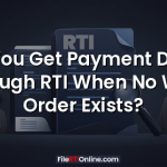 Can You Get Payment Details Through RTI When No Work Order Exists?