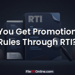 Can You Get Promotion Test Rules Through RTI?