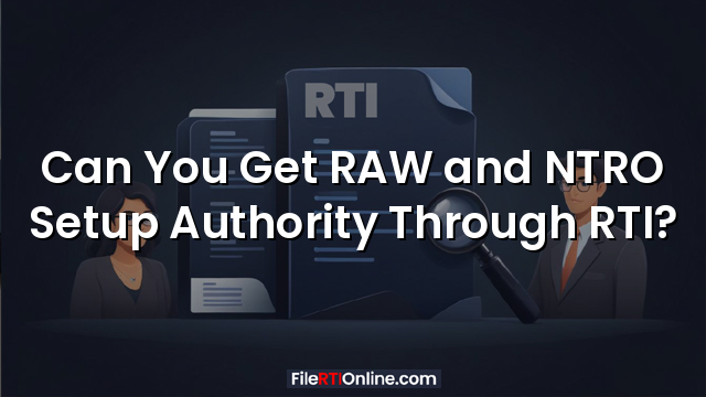 Can You Get RAW and NTRO Setup Authority Through RTI?