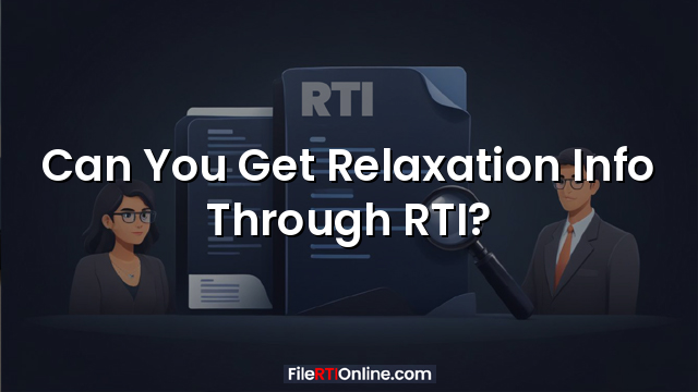 Can You Get Relaxation Info Through RTI?