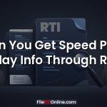 Can You Get Speed Post Delay Info Through RTI?