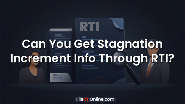 Can You Get Stagnation Increment Info Through RTI?