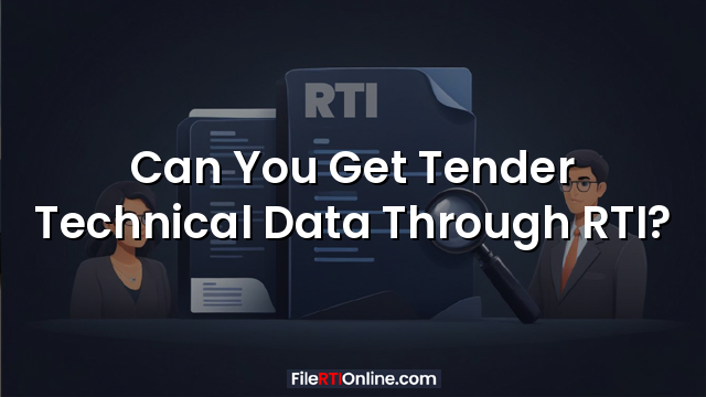 Can You Get Tender Technical Data Through RTI?