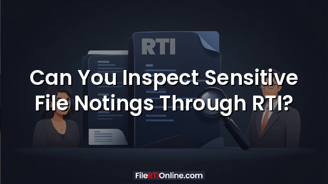 Can You Inspect Sensitive File Notings Through RTI?