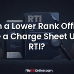 Can a Lower Rank Officer Issue a Charge Sheet Under RTI?