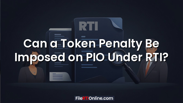 Can a Token Penalty Be Imposed on PIO Under RTI?