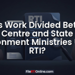 How is Work Divided Between Centre and State Environment Ministries Under RTI?